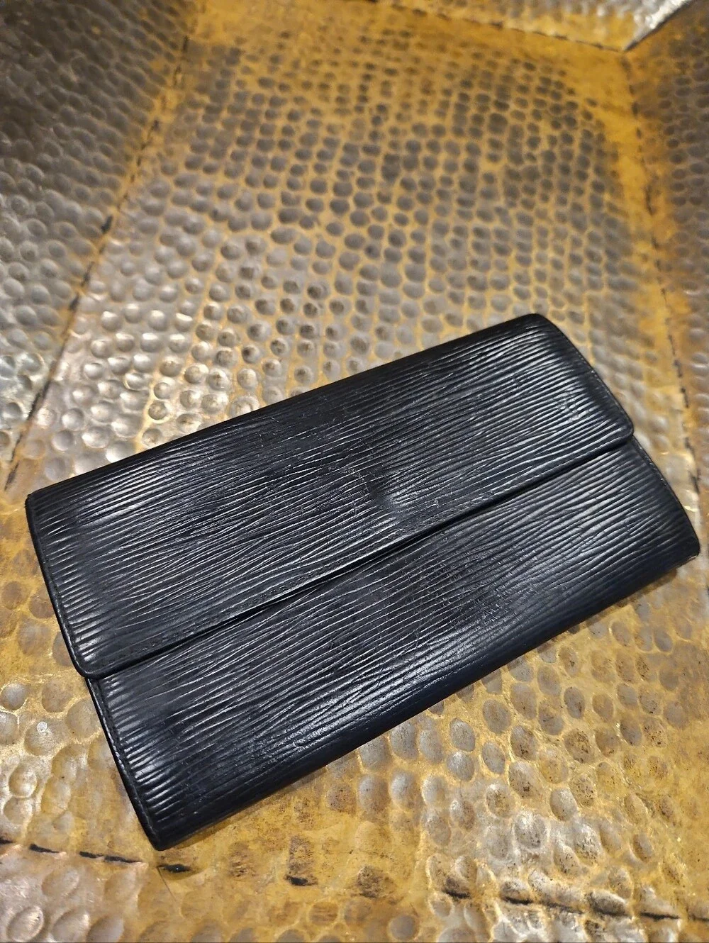 Louis Vuitton Epi Leather Women's Wallet Black